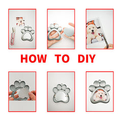 Dog Paw Print Photo Frame