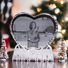 The Mom Heart Crystal