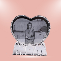 The Mom Heart Crystal