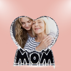 The Mom Heart Crystal
