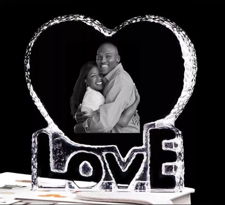 Crystal Heart with Love