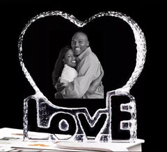 Crystal Heart with Love