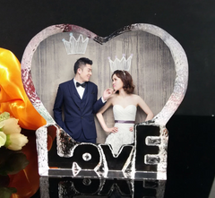 Crystal Heart with Love