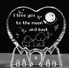 Crystal Heart for Mom