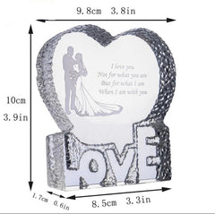 Crystal Heart with Love