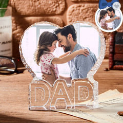 Crystal Heart for Dad