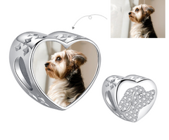 Custom Photo Crystal Bead Charms