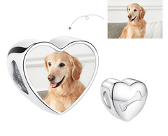 Custom Photo Crystal Bead Charms